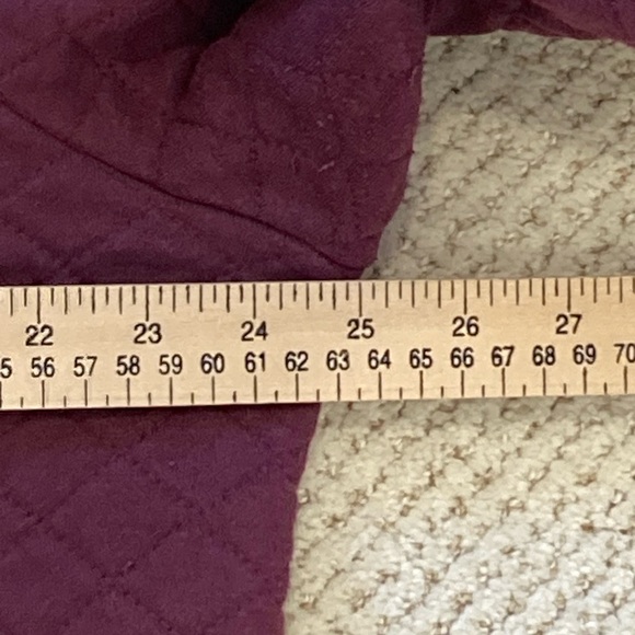 Athletic Works Womens XL Burgundy/Maroon Quilted Full Zip Jacket - Picture 3 of 6